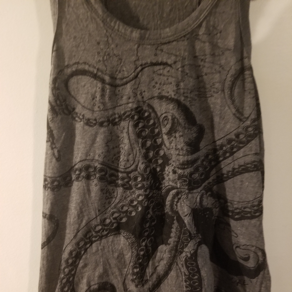 Octopus tank top I'd say size small